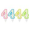 Number Candle ''4'' DOTS | PF-SCK4