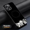 Popular Anime Dr.STONE Phone Case For iPhone 16 15 14 13 12 11 Plus Pro Max  High-end Luxury Magsafe Sheepskin