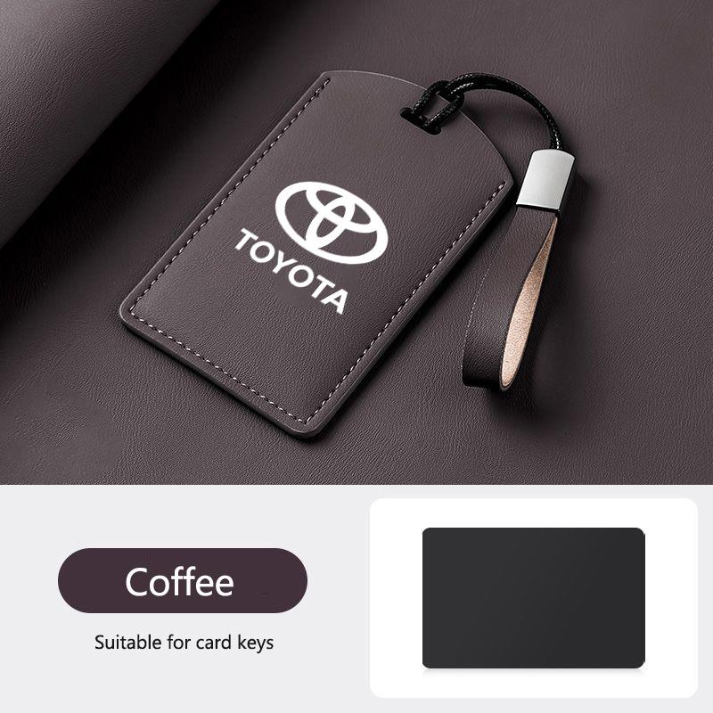 Leder Auto NFC-Karten-Schlüsselanhänger Hülle Schutzhalter Schale Für Toyota Crown Corolla 12./13./14. Generation Crownkluger Vellfire