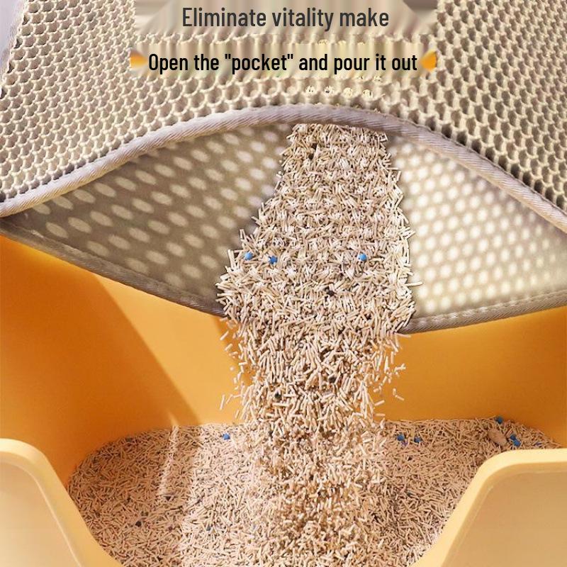 Anti-Splash Cat Litter Mat for Sand Control and Leakage Prevention