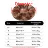 Round Pet Bed for Large,Medium and Small Dogs House Bed Soft Cats Bed Long Plush Dog House for Dogs House Winter Warm Sleeping