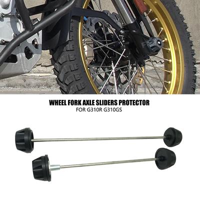 G310GS G310R Front Rear Wheel Fork Slider Axle Crash Protector Cap For BMW G310 GS G310R 2017 2018 2019 2020 2021 2022 2023