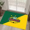 Rapid Wien FC Design Crystal Velvet Carpet Cozy Non?Slip Printed Rug For Bedroom Living Room Entrance