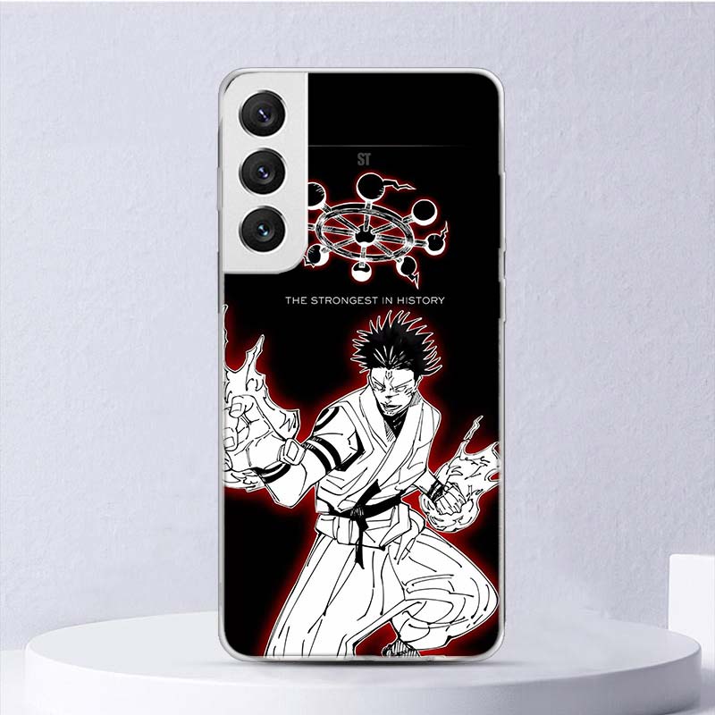 Kaisen J-Jujutsu Art Soft Case For Samsung Galaxy S25 S24 S23 S22 Ultra Phone Cover S20 FE S21 Plus S25 Edge + Funda Coque Galax