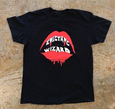 Vtg Electric Wizard Band Short Sleeve Cotton Black Full Size Unisex Shirt BL458