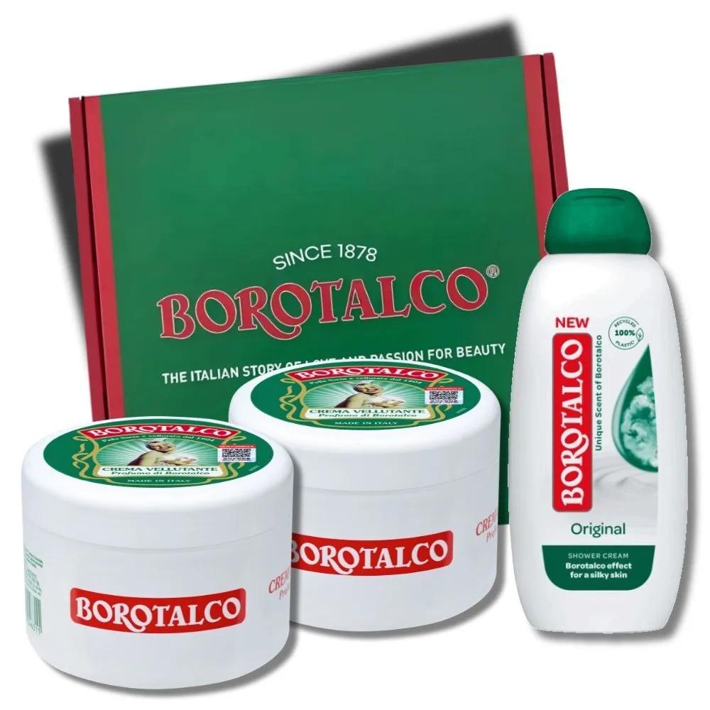 

[Package Set] BOROTALCO High-Moisture Body Cream Lotion 250ml x2 bottles + Body Wash 250ml 1 bottle