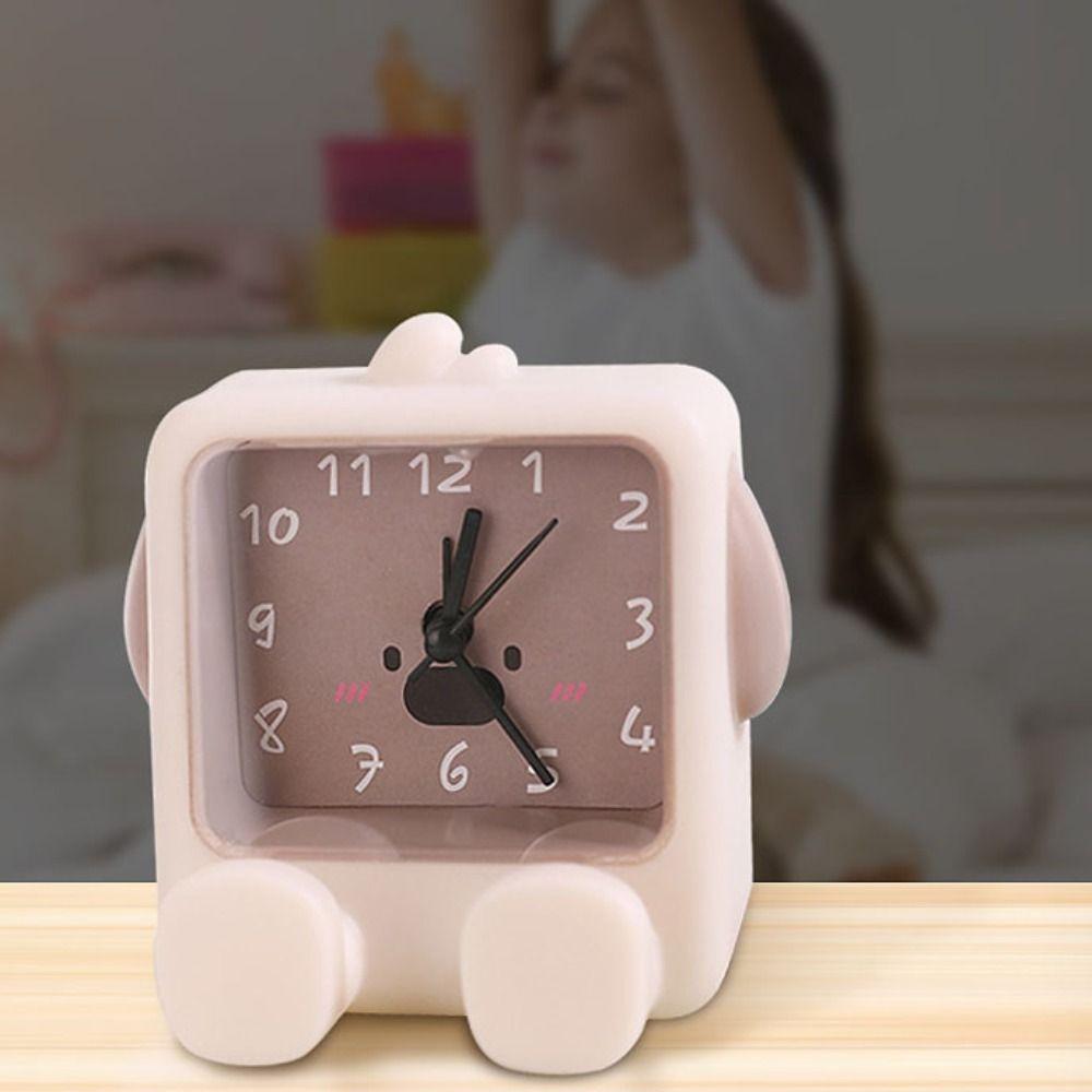 Anti-slip Cartoon Children's Alarm Clock Multi-functional Cell Phone Bracket  Desk Decor