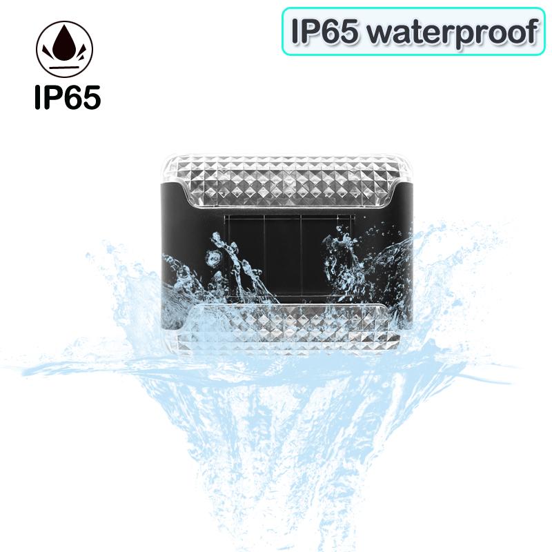 LED-Solar-Wandleuchte, Sonnenlicht im Freien, nach oben und unten leuchtende Beleuchtung, wasserdicht, energiesparend, Straßenlaterne, Hof, Balkon, Dekoration