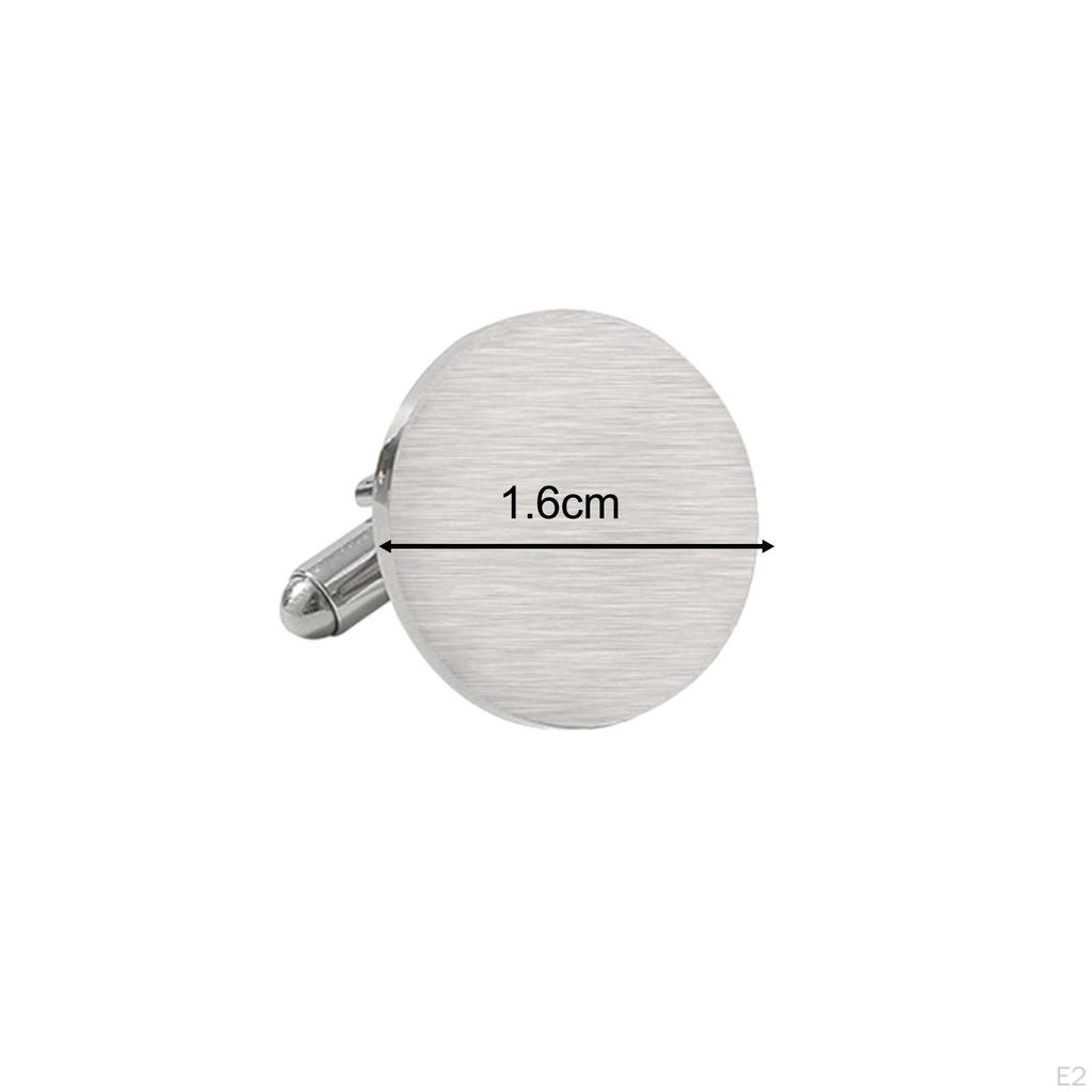 1 Pair Cufflinks for Men Business Shirt Novelty Fashion Classic Jewelry Anniversary