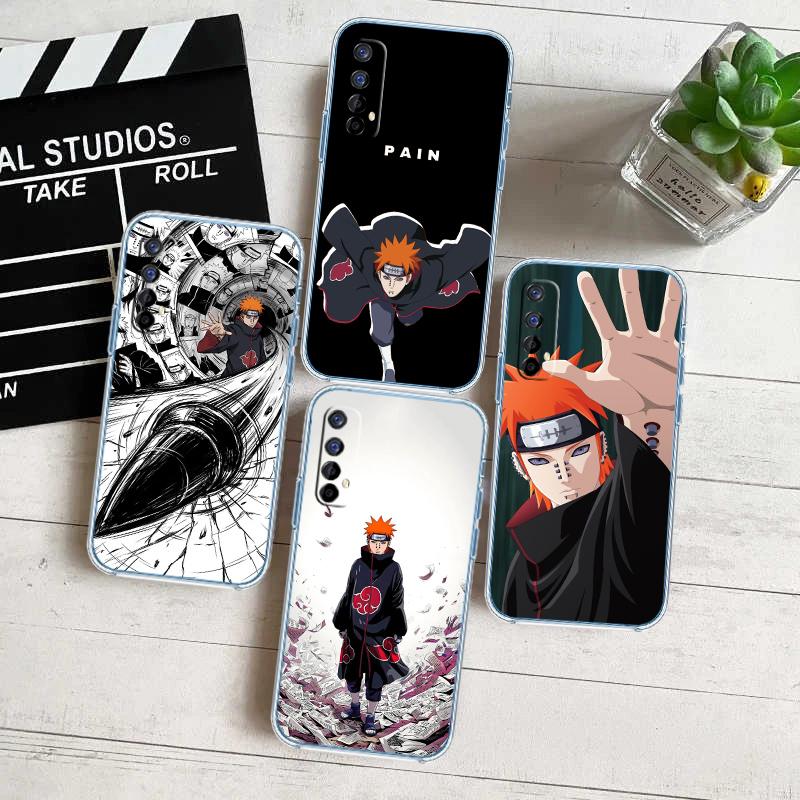 RA30 Pain Akatsuki NARUTO Transparent Phone Case for Motorola Moto G7 G8 G9 G84 G85 G73 G24 G15 Z2 Play Power Plus