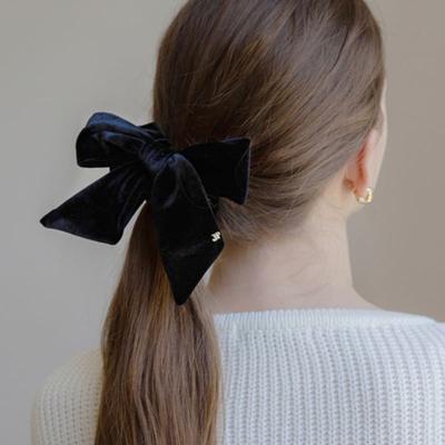 Jean Paul Clarisse Velvet Petite Ribbon Scrunchie JP-22-141S