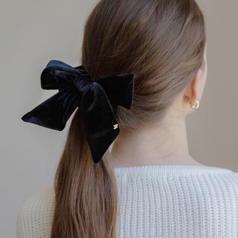 

Жан Поль Кларисс Вельветовая Маленькая Резинка-Скранч с Лентой JP-22-141S BLUE