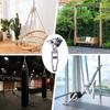 LEONTOOL Wooden and Concrete Swing Set Hanger, 360° Rotation, Hanging Chair Hardware, Hanging Kit, Ceiling Hook, Hammock Hook, 360° Rotation, Bolts an