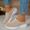 Shoes women's autumn new large size breathable fashion lightweight versatile casual slippers one pedal half drag women's shoes