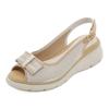 Sandali con zeppa alla moda, comodi, leggeri, traspiranti, con strass, temperamentali, semplici, per donna, eleganti, primaverili