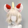 High Elasticity Plush Headbands Featuring Cute Mythical Ears Face Washing Soft Material Sensitive Skin Friendly
