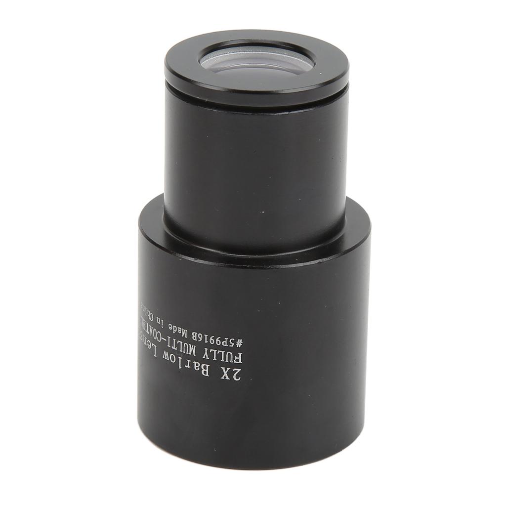 Barlow Lens 2X Full Multi Layer Coated Glass Telescope Barlow Lens for 0.965in Astronomical Telescope Eyepiece