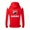 Herren Ducati Corse MotoGP Racing Hoodie Pullover Sweatshirt Lässig Motorrad Sport Kapuzenoberteil