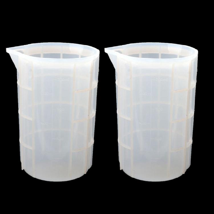 Silicone Extra Large Nestable Measuring Cups Set for Epoxy Resin Butter Cup 1
