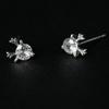 SHEIN Antler Stud Earrings S925 Silver Needle - Sweet Simple Christmas Gift Jewelry