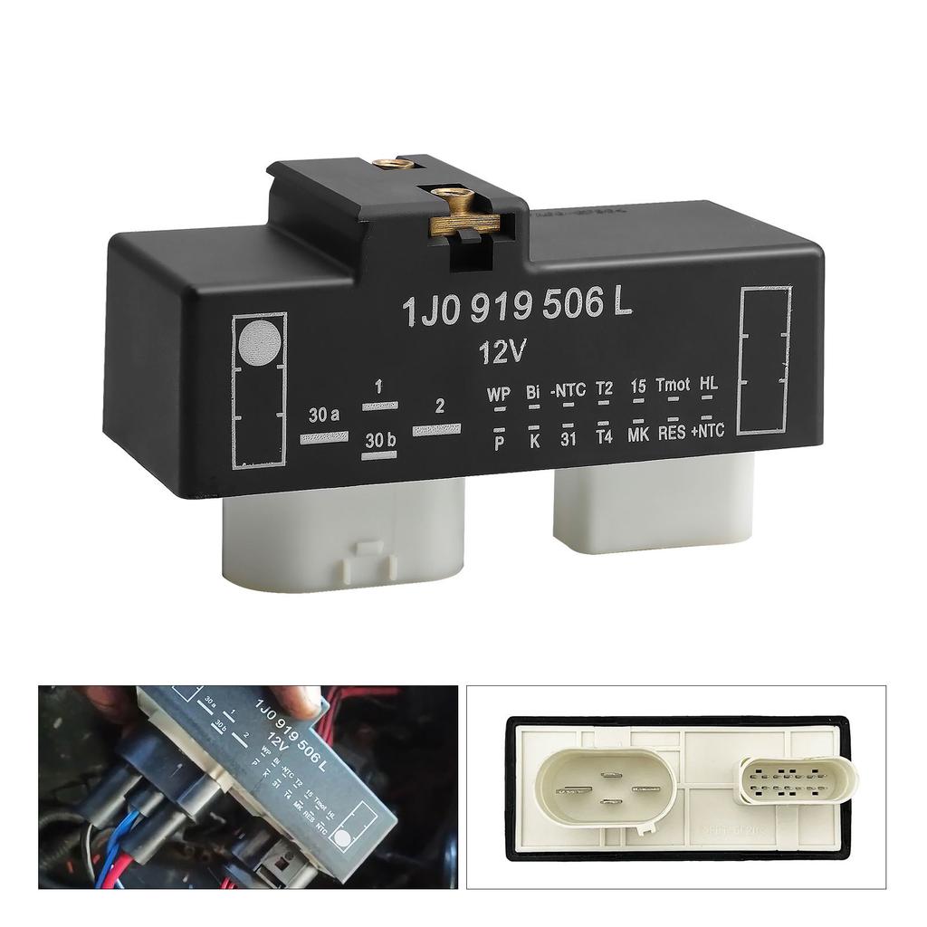 Car Cooling Fan Control Switch Relays Radiator 1J0919506L For Golf 2008-2014 Cooling Fan Control Switch Relays