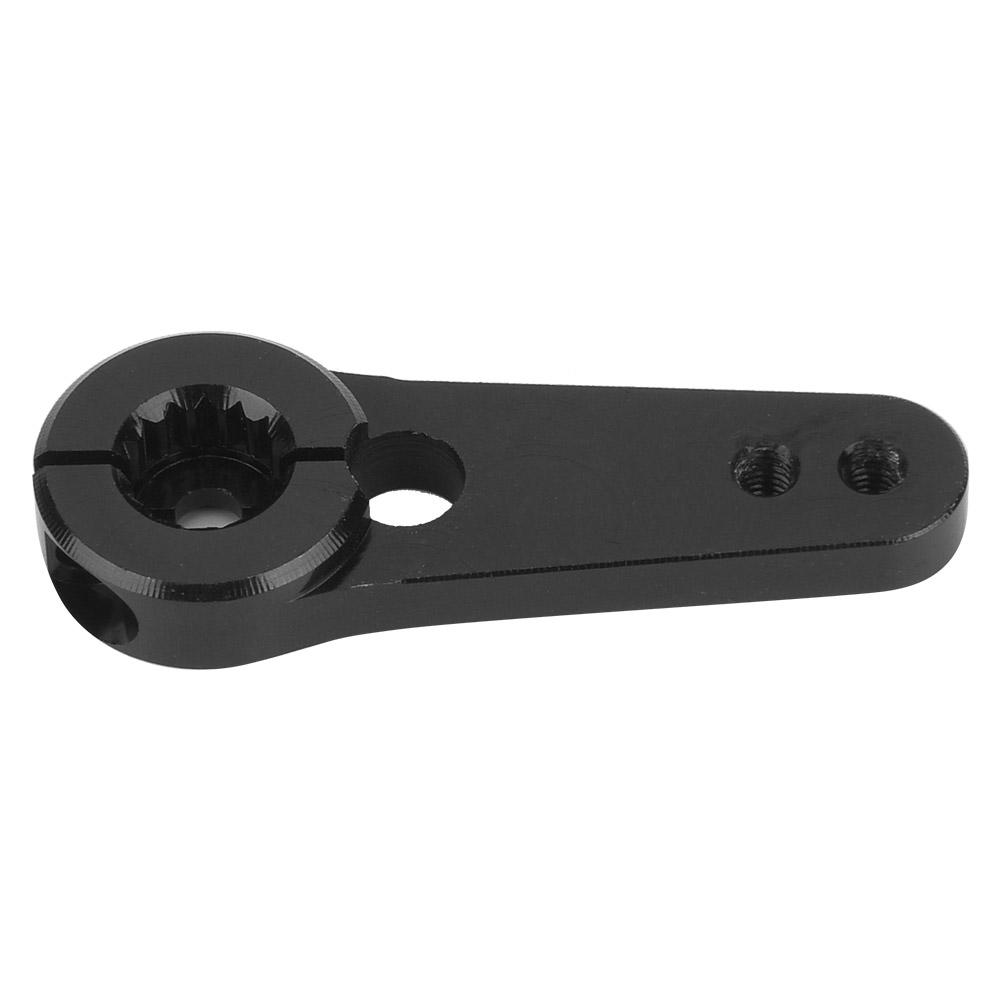 Aluminum Alloy RC Steering Servo Half Arm Horn 44mm 15T for HSP 15 Truck (Black)