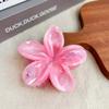 Fashion Women Beach Vacation Bohemia Egg Flower Hair Clips Elegant Flower Large Hair Claw Hairpin Women Girls Accessories