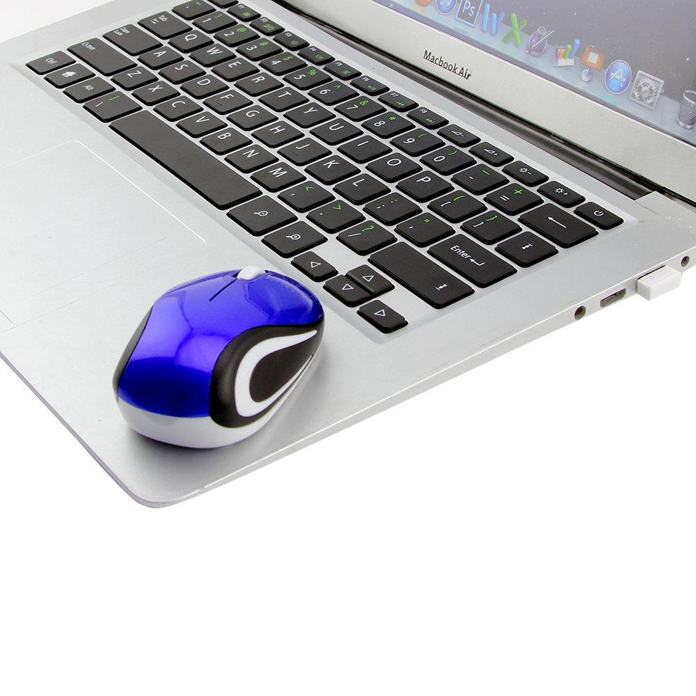 Wireless Mouse, 2.4GHz, Ultra-Compact, Cordless Optical Mouse, Mini Mouse for Kids, Ultra-Lightweight, with USB Receiver, Portable, Compatible with
