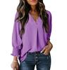 Herbst/Winter Damen Casual Langarm Lockeres Hemd Top Hoodie T-Shirt