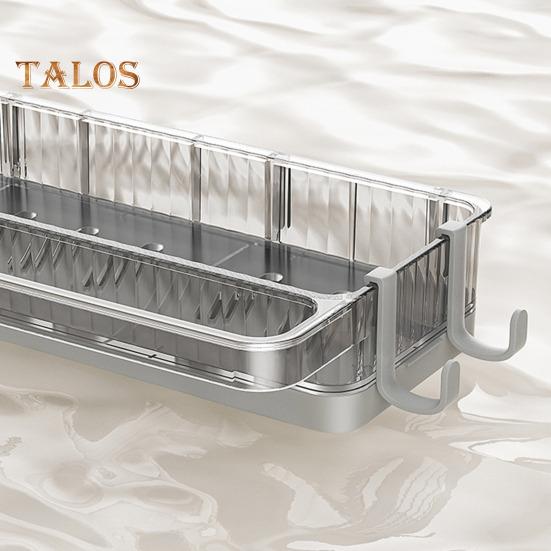 Nástěnná kuchyňská houbička věšák na ručníky Antikorozní multifunkční nastavitelný úložný organizér Prostorově úsporná koupelna