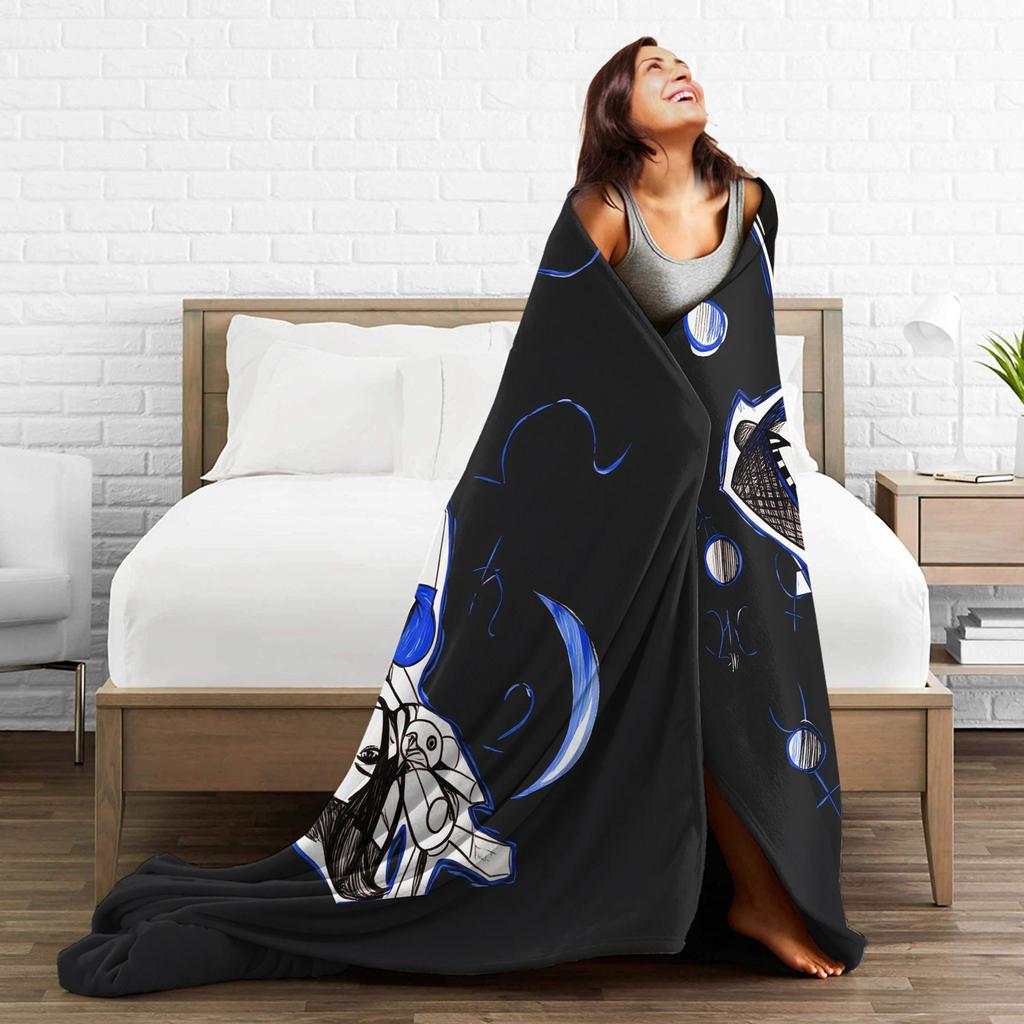 Dark Alice Madness Returns Game Plush Blanket Flannel Throw Blanket For Couch Bed Warm Soft Design Quality Bedspread
