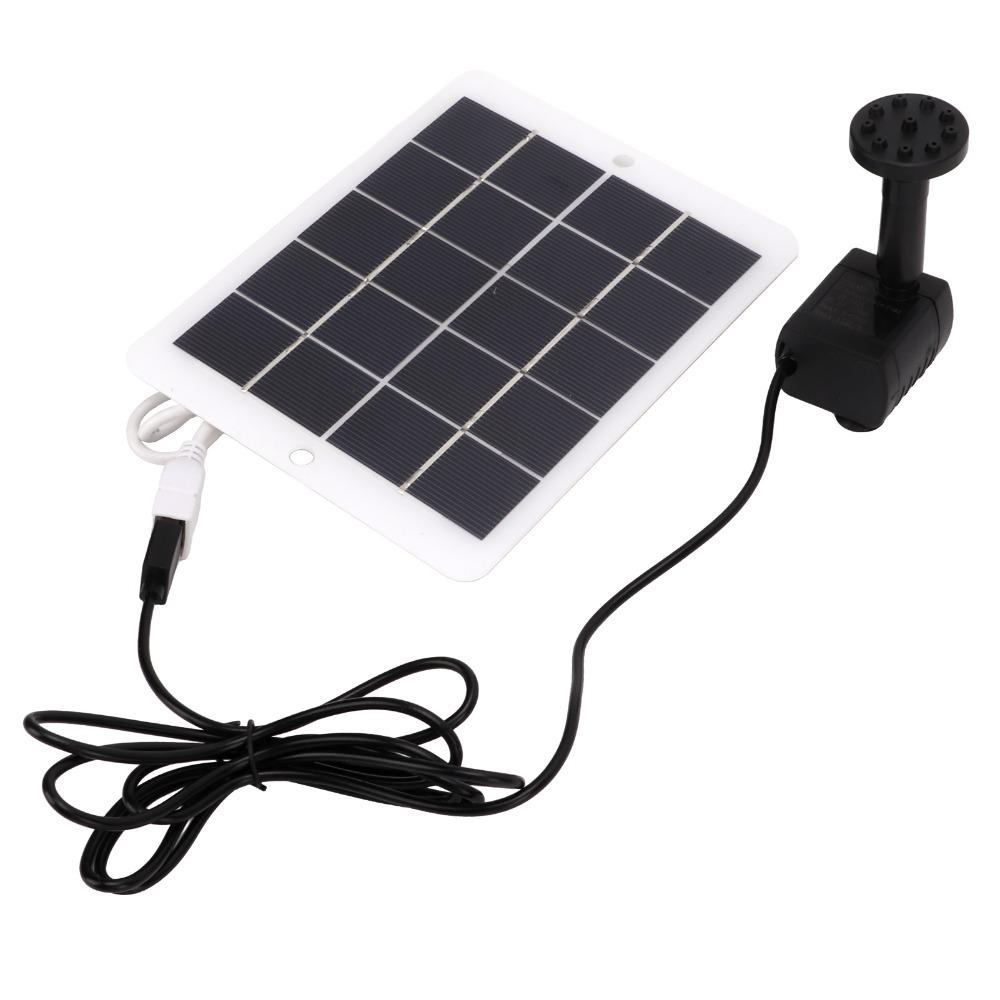 Auto Shut Off Solar Water Pump 120L/H Solar Pump Durable Solar Water Fountain Pump  Outdoor Pond