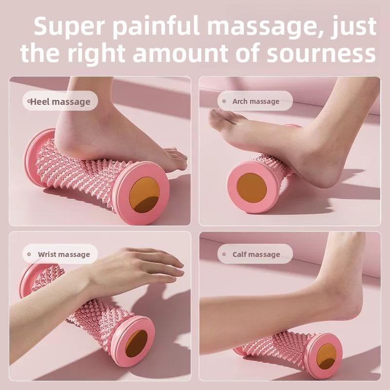 Foot Massager Massage Roller Plantar Fascia Roller Muscle Relaxation Yoga Massage Ball Flat Feet Arch Trainer Foot Care Tool