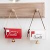 Wood Mailbox Hanging Ornament Weather Resistant Christmas Tree Decoration Easy Installation For Mantel Door Entryway