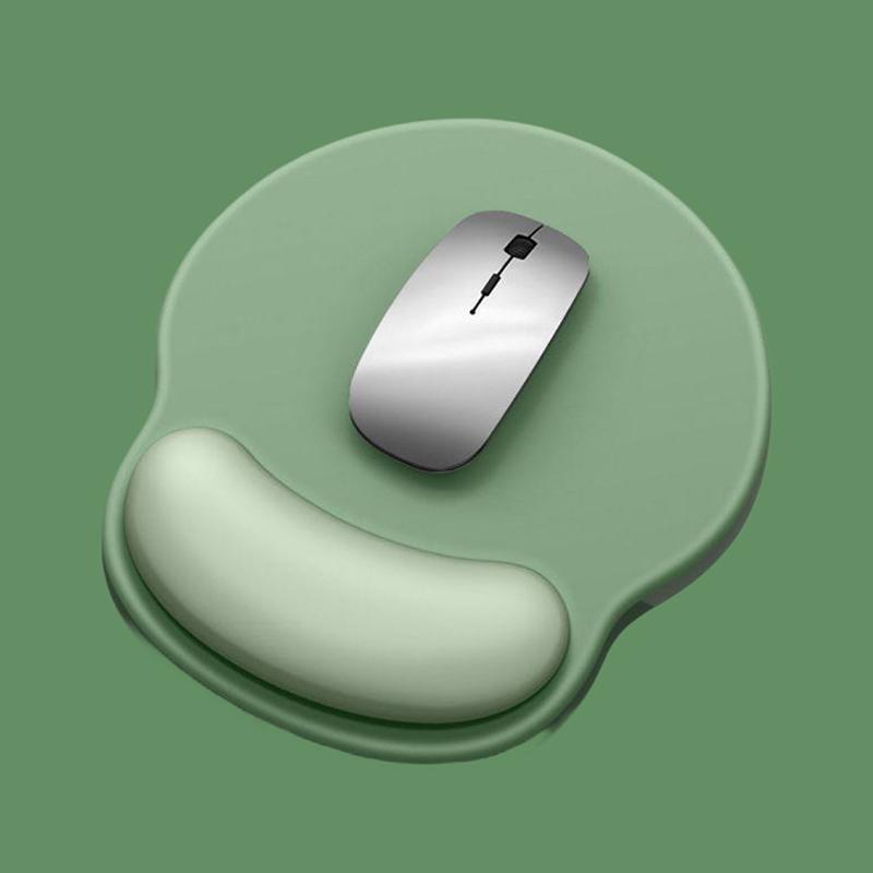 Ergonomic Mouse Pad with Gradient Colors Wrist Support Soft Cushion Non Slip Base for Laptop Desk