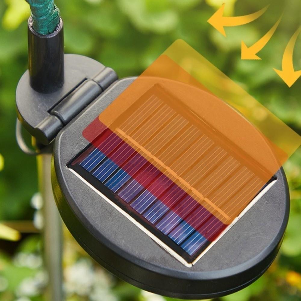 with 3 Head Simulation Flower Lamp Ground Mounted Landscape Light  for Yard Garden House