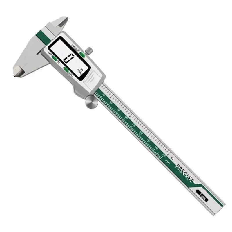 Vernier Caliper LCD Digital Display Stainless Steel Gauge Micrometer Measuring Instruments for Installation Renovation Work