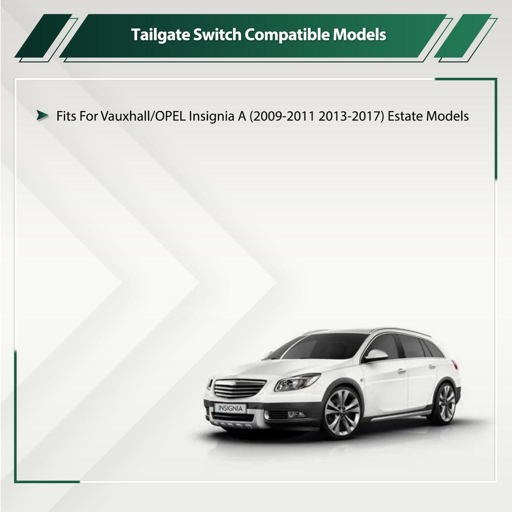 Mașină Auto Hayon Spate Deblocare Deschidere Comutator Buton Portbagaj 13597499 22902867 sau Vauxhall Opel Insignia Tourer Estate 2014-