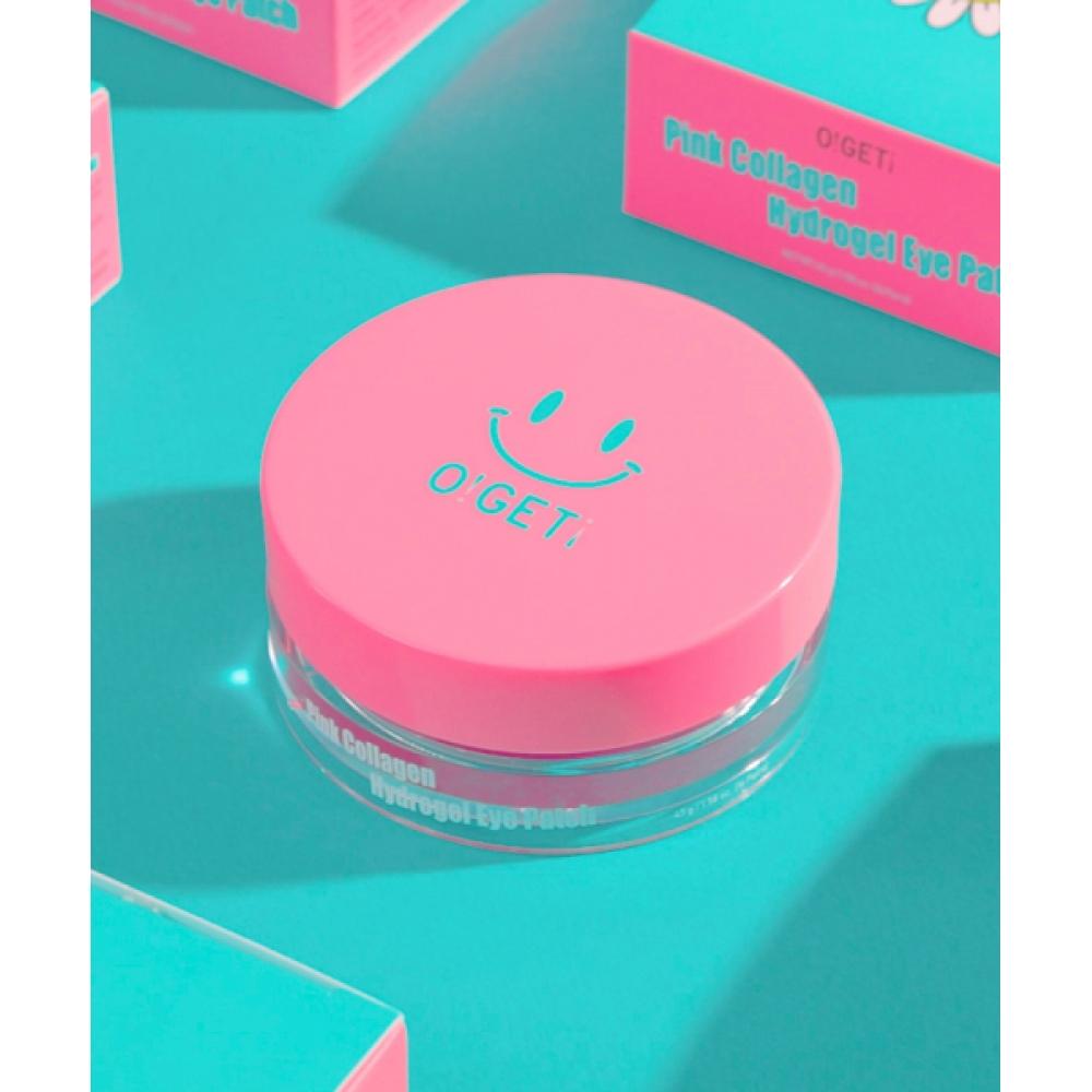 Oget Pink Collagen Hydrogel Eye Patch 32pcs NONE
