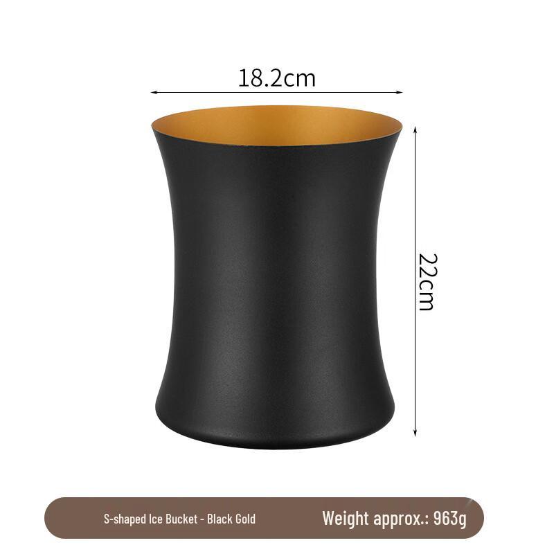 ZISIZ S-Shaped Ice Bucket