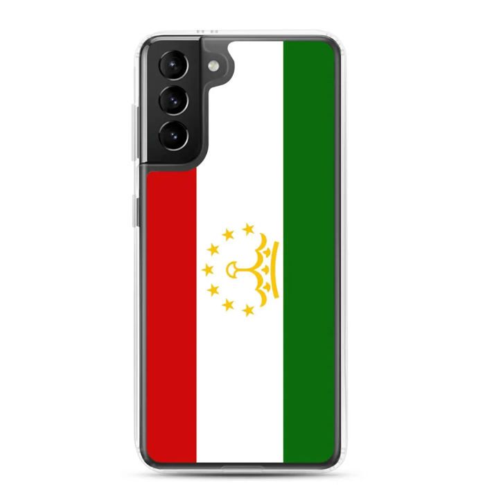 Coque Téléphone - Samsung - Galaxy S22 Plus - Drapeau Tadjikistan - Souple - Multicolore