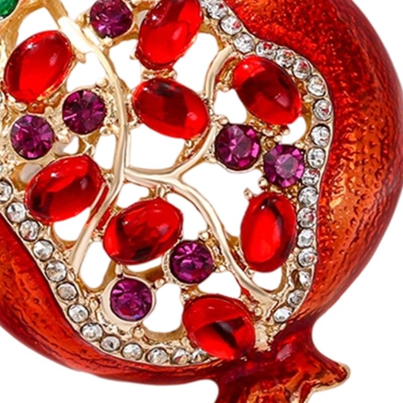Fashionable Fruit Inspired Brooch Perfect Gift Choice Harvest Symbolism Jewelry Piece Stylish Corsage Pin
