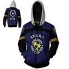 Resident Evil Rpd Stars Raccoon Hoodie Sweater Cosplay Sweatshirt Jacket Zipper