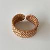 Simple Ethnic Style Bangle Vintage Bohemian Braided Bracelet Rattan Woven Bracelet  Vacation