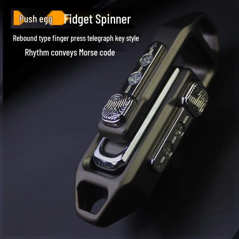 Grenzüberschreitendes Ei Pop Fidget Spielzeug: Metall-Kreiselkarte zur Stressreduzierung