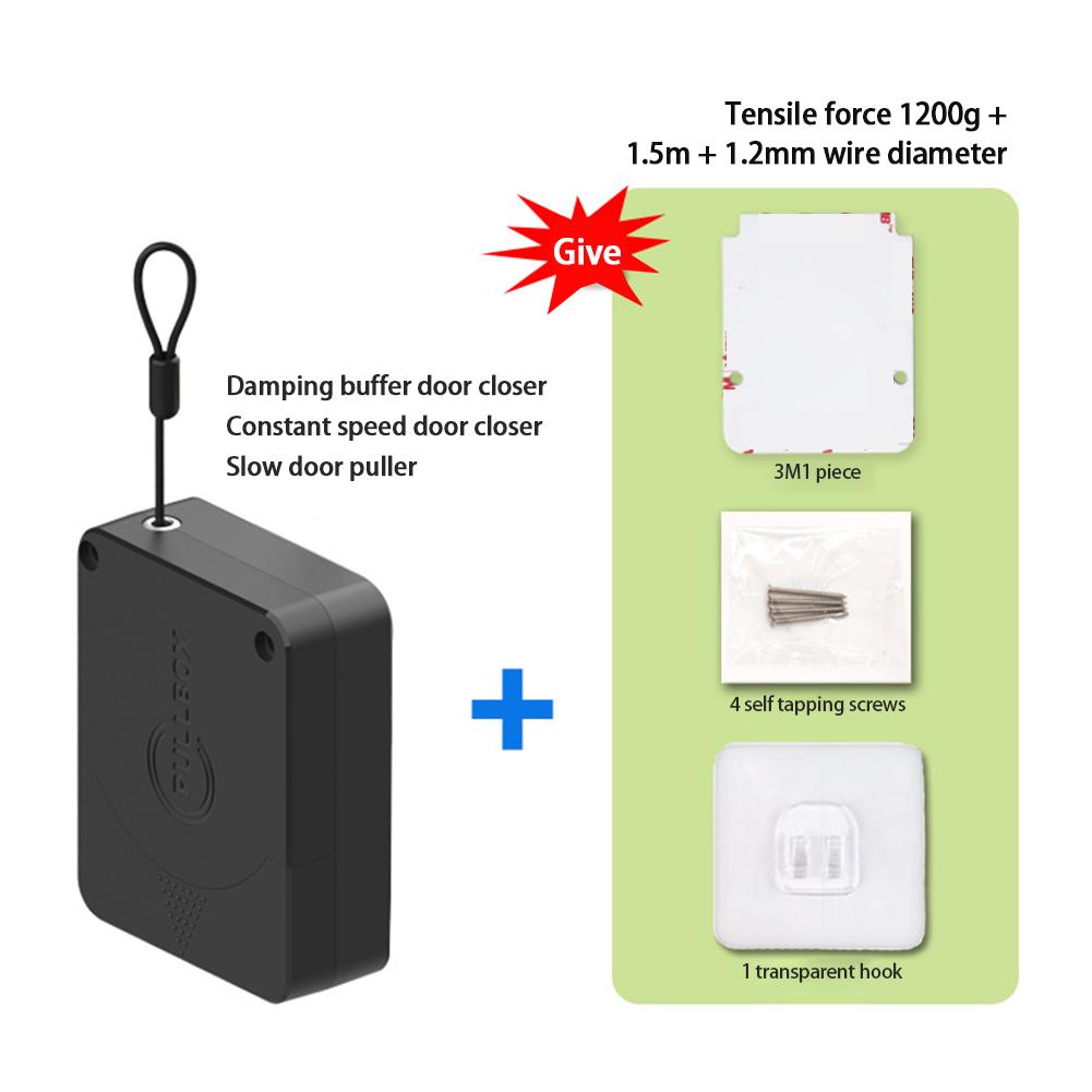 Buy Damping Buffer Door Closer PunchFree Automatic Sensor Door Closer