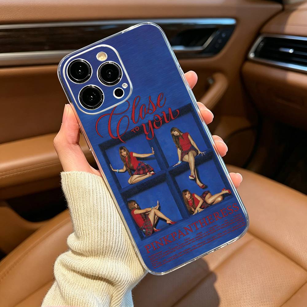 Street Mix PinkPantheress Phone Case For iPhone17,16,15,14,13,12,11 ,Pro Max, Plus Soft Silicone Transparent Cover