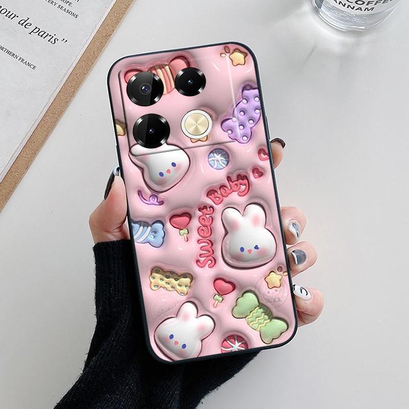 For Infinix Note 40 Pro Case Luxury Painted Back Cover Silicone Soft TPU Phone Case For Infinix Note40 Pro Plus 4G 5G Fundas