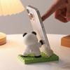 Creative Panda Resin Phone Stand Cartoon Desktop Portable Tablet Stand Home Cute Fun Ornament Gift Cartoon Panda Ornament