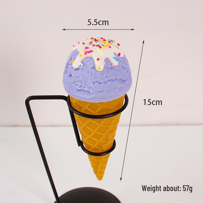 PVC Faux Ice Cream Cone for Display & Play